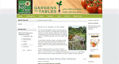 Desktop Screenshot of gardenstotables.com